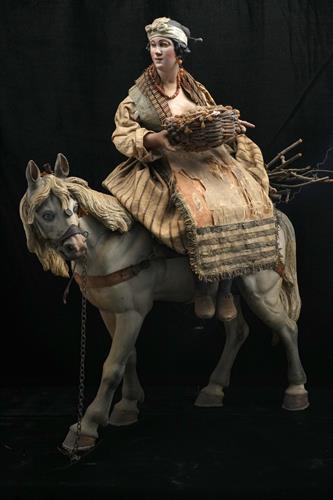 Lotto 46 - Popolana su cavallo att. A. Viva